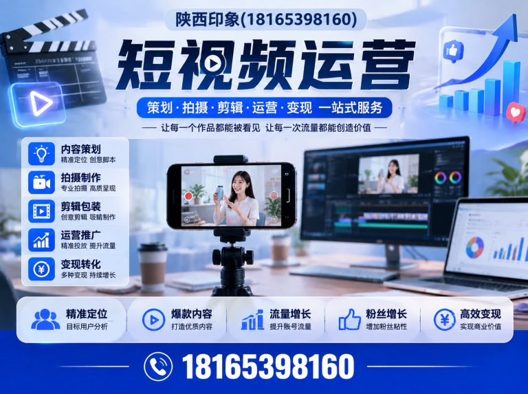 陕西短视频运营展示图